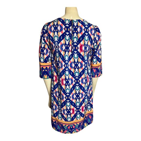 Everly Dress S Small Brunch Preppy Shift Blue Twee Spring Summer - Picture 3 of 5